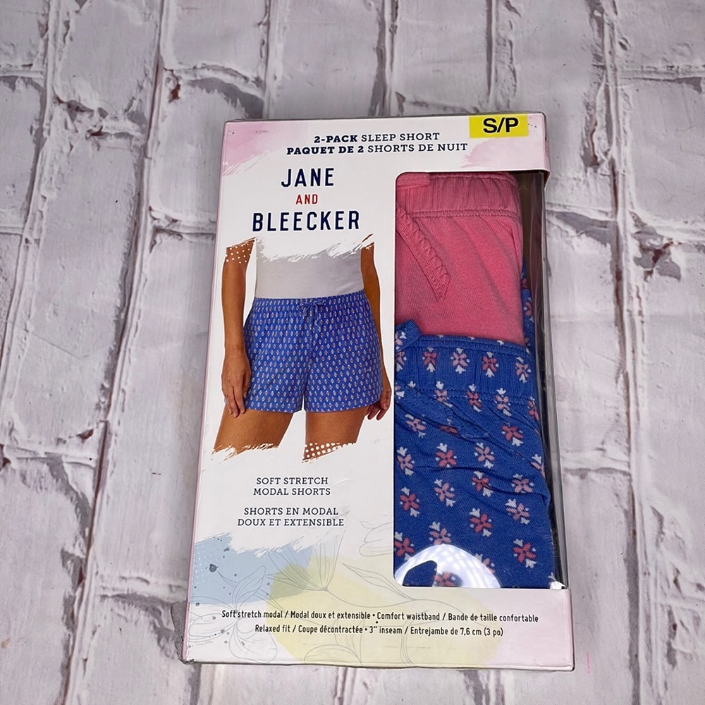 Jane and Bleecker 2 Pack Sleep Shorts